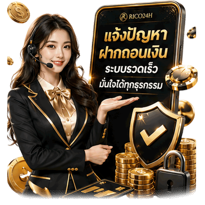 แจ้งปัญหาฝากถอนเงิน ระบบรวดเร็ว